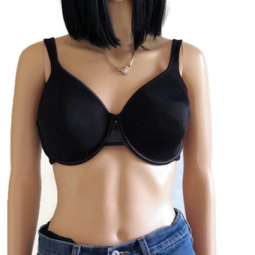 Vanity Fair 36DD black bra, only warn once.